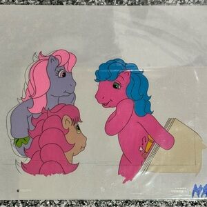 Original 1980s My Little Pony Animation Cel – 3‎ Ponies, Hasbro Sunbow